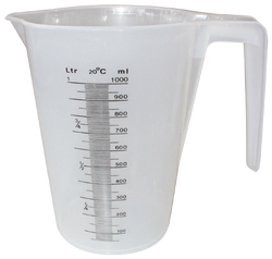 Messbecher - 10 ml Fréijoer - 1 Liter
